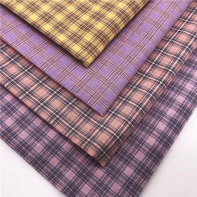 现货供应 全棉色织布 色织格子面料 衬衫服装面料 全棉色织面料