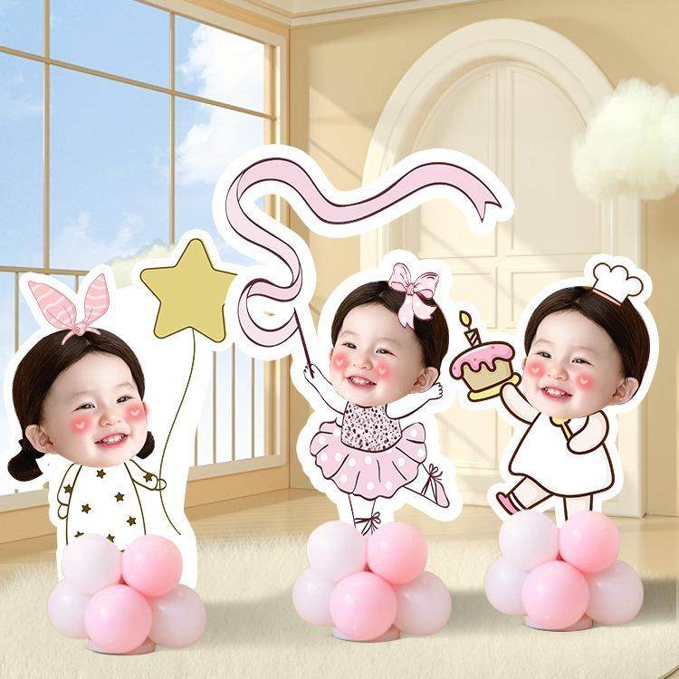 生日装饰场景布置背景墙周岁百天满月人形立牌kt板头像迎宾牌道具,节庆用品/礼品,装扮布置套餐,淘宝优惠券,粉丝福利购,淘宝优惠卷