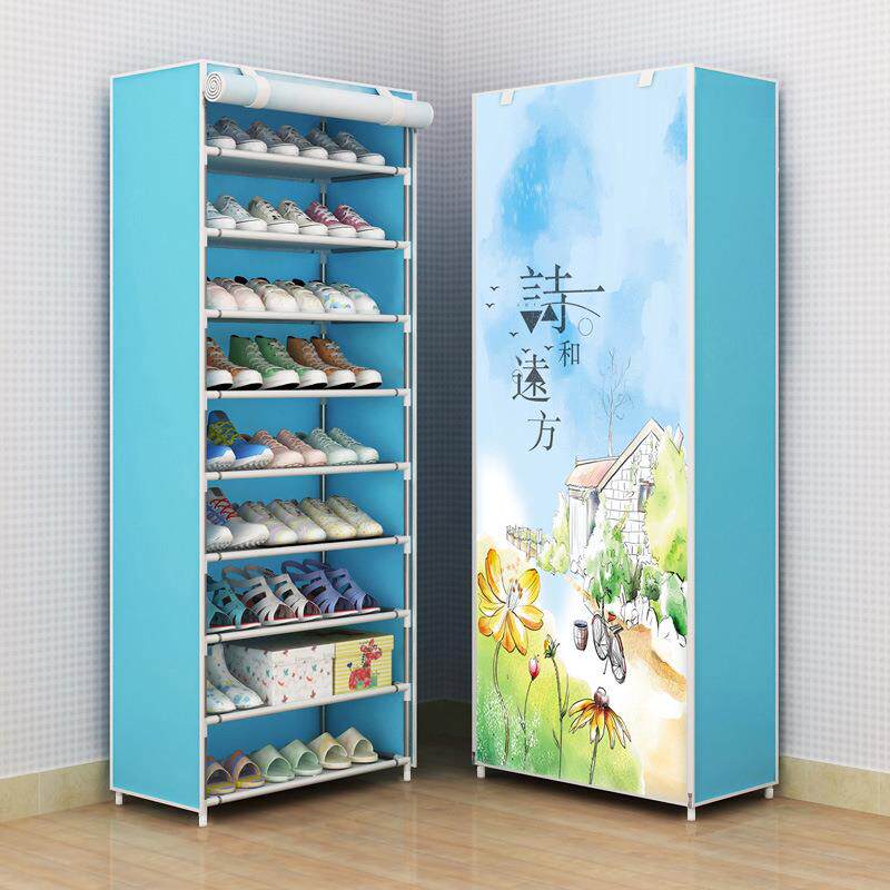 简易鞋柜防尘收纳简约鞋架创意多层大容量收纳鞋柜特价组装小鞋架