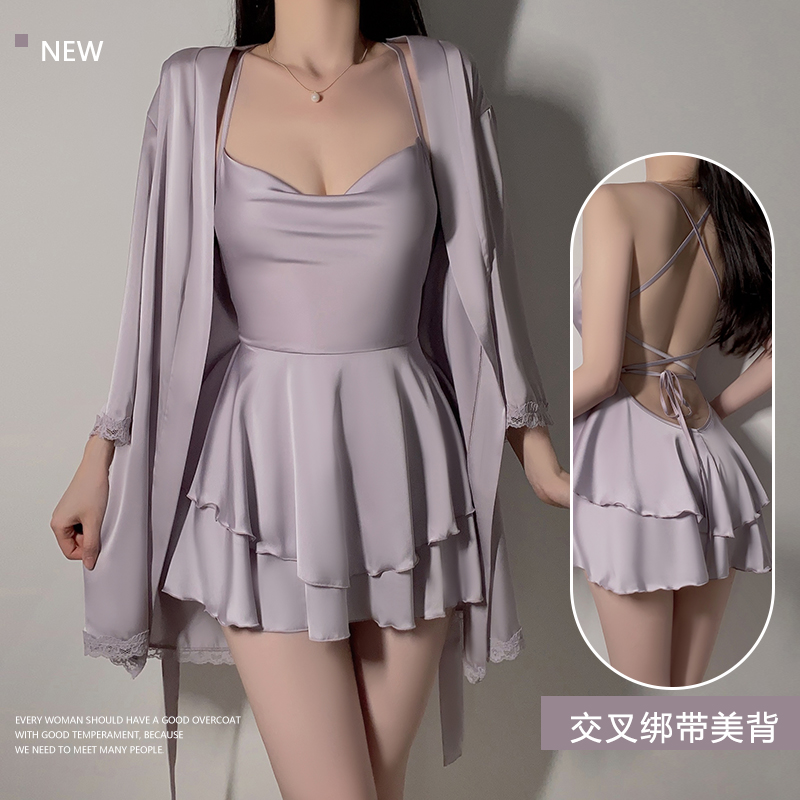 高级感纯欲风法式性感睡衣