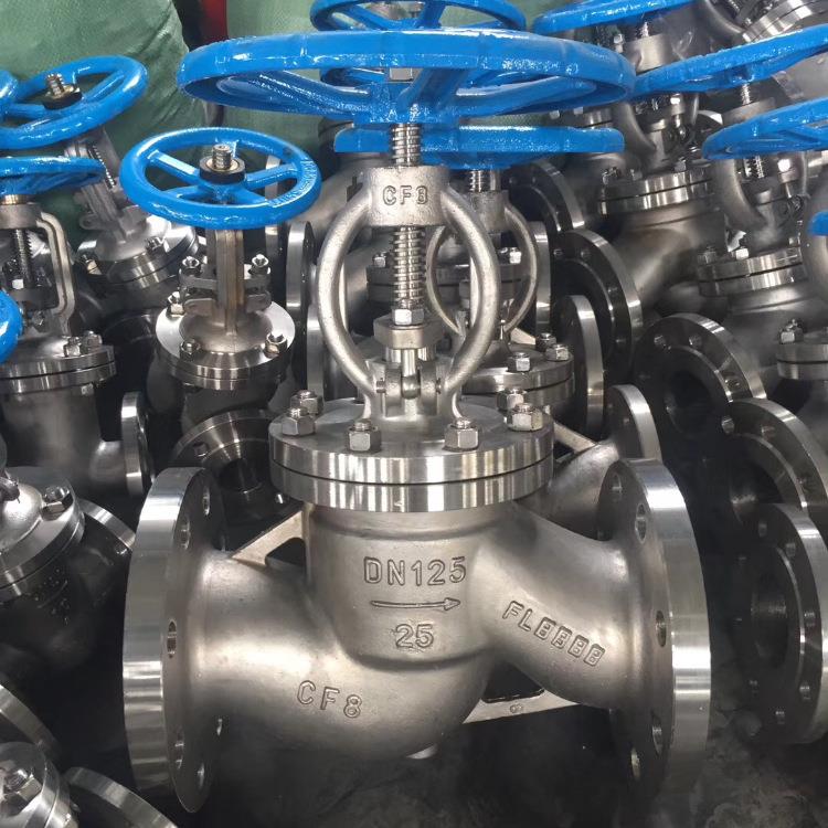 厂家供应不锈钢法兰截止阀J41W-16P 04 16 手动电动保温截止阀