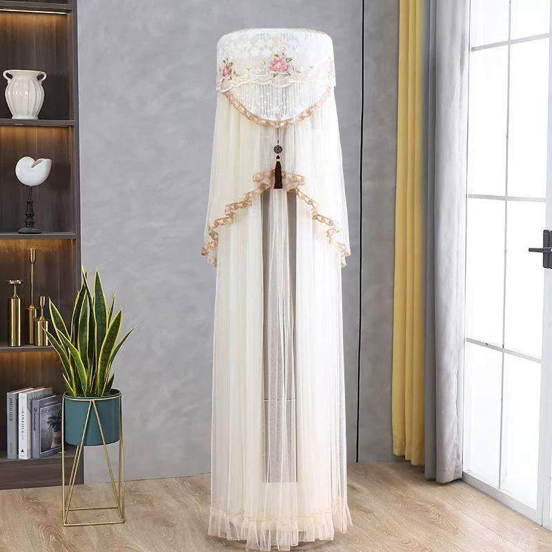 2025新款通用圆柱形空调罩立式空调罩防尘罩柜机客厅装饰美化