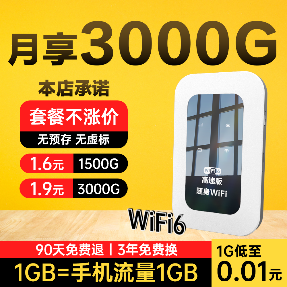 2025新款随身wifi无线移动wifi全网通4G网络全国通用便携式宽带无限纯流量上网卡车载热点家用wi-fl6路由器