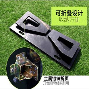 传球接球射球聚乙烯材质足球训练反弹板可折叠HDPE挡板