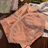 舒适透气大码 伊微女 中高腰 高货蕾丝女内裤 新款 法式 奢华女神裤