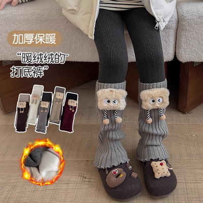 女童打底裤堆堆袜冬季儿童连裤袜