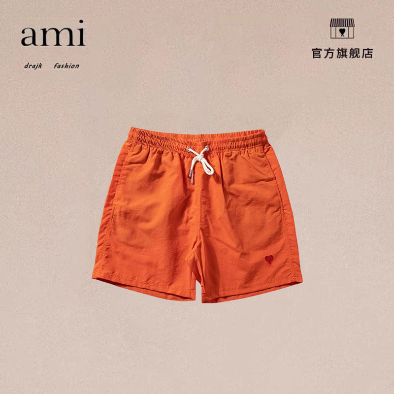 正品AMI DRAJK机能短裤男士夏季轻薄款速干透气沙滩裤防水五分裤
