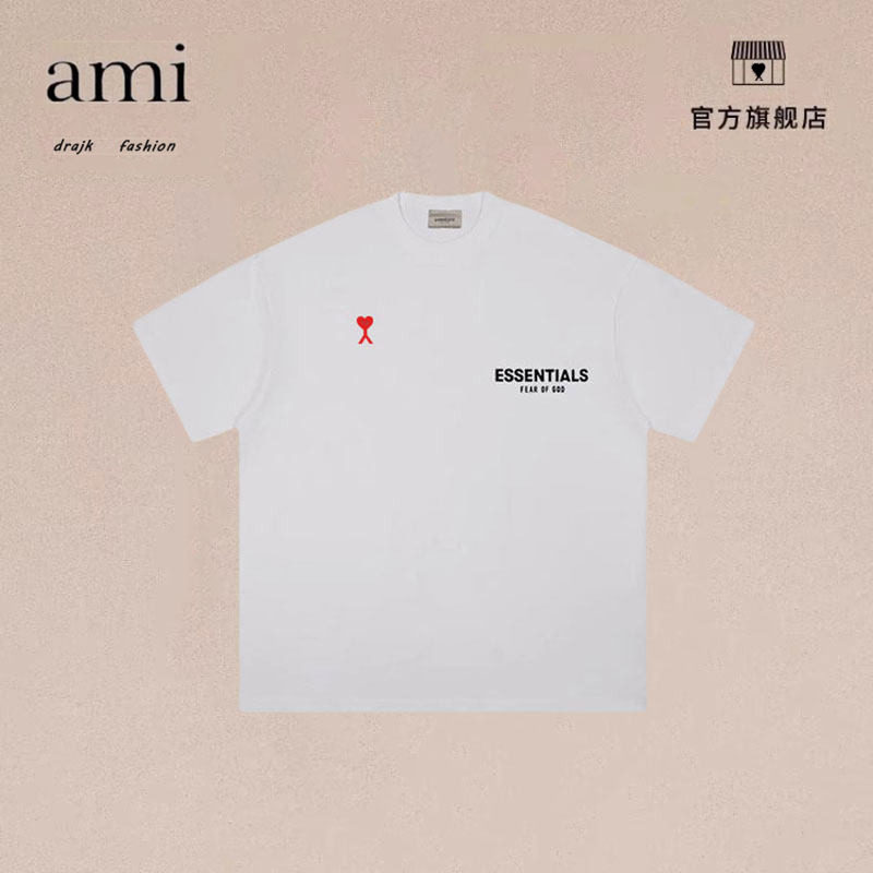 正品AMI DRAJK复线纽约限定春夏短袖美式高街美式休闲宽松T恤男女