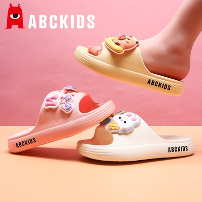 abckids儿童拖鞋女童2025新款夏季男童防滑软底室内家居女孩凉拖