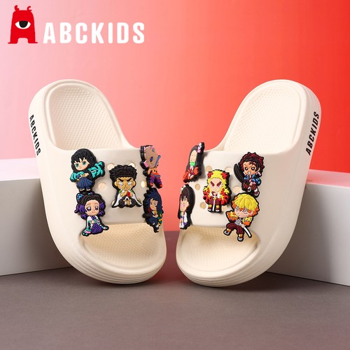 abckids鬼灭之刃儿童拖鞋男童夏季新款防滑宝宝室内家居男孩凉拖
