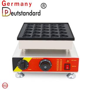 25孔心形小松饼机 心形poffertjes华夫设备 心形小铜锣烧机