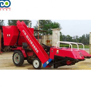 节能型玉米收割机 秸秆还田玉米收获机 2行玉米小型农用割晒机