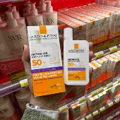 巴黎BC直邮LA POSAY理肤泉紫标UV400防晒小白瓶50ml ROCHE