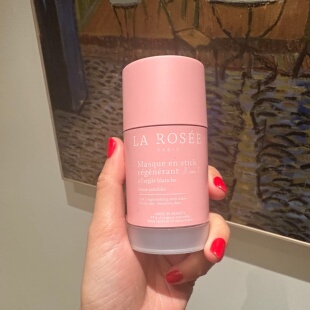 巴黎BC直邮la rosee莱洛诗白泥净肤排浊面膜棒去黑头清洁毛孔75ml