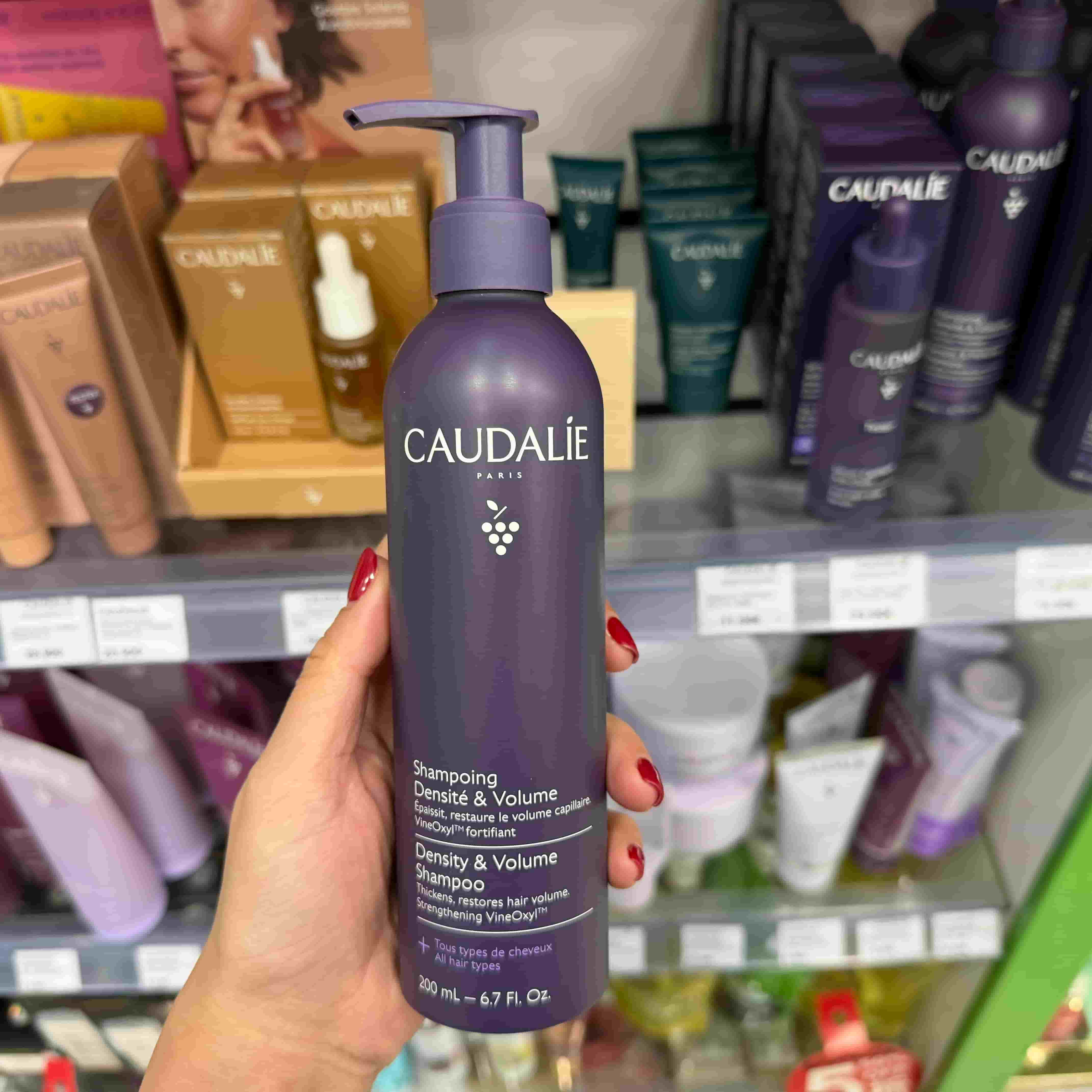 巴黎BC直邮Caudalie欧缇丽葡萄籽丰盈洗发水200ml 细软蓬松无硅油