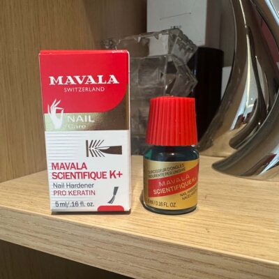 巴黎BC直邮 MAVALA指甲硬化K+精华指甲营养液软甲断甲5ml