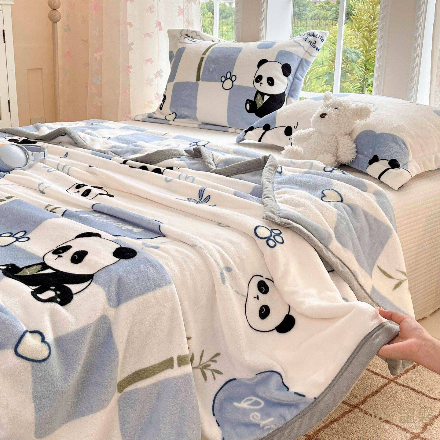 牛奶绒毛毯盖毯加厚毛绒床单珊瑚绒办公室学生宿舍午睡毯子沙发毯,床上用品,休闲毯/毛毯/绒毯,淘宝优惠券,粉丝福利购,淘宝优惠卷