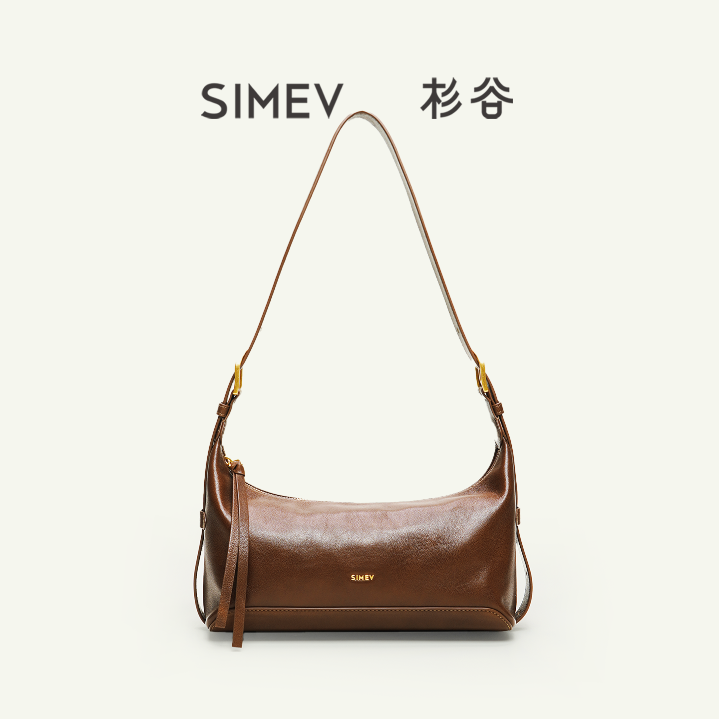 SIMEV杉谷出走系列时尚百搭单肩斜挎包高级小众设计手提包枕头包