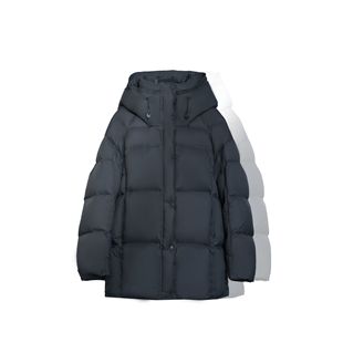 95白鹅绒羽绒服女中长款 衣长72起 连帽泡芙188 晨曦Rachel