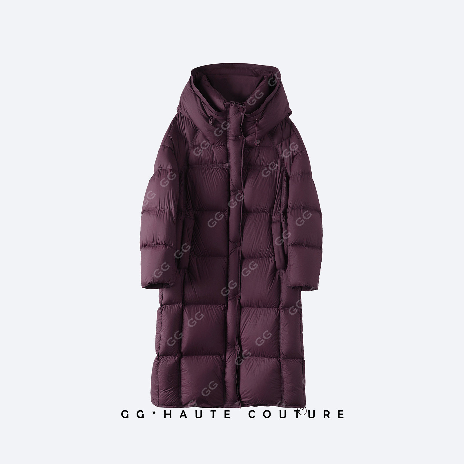 【格格专享】95白鹅绒羽绒服女长款连帽泡芙时尚保暖6899