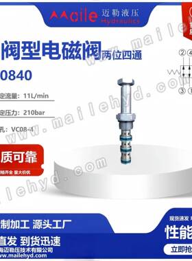 厂家热销二位四通电磁插装阀SV08-40液压电磁换向阀