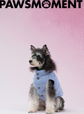 PAWSMOMENT·宠物狗狗双面格子棉衣马尔济斯雪纳瑞约克夏冬季