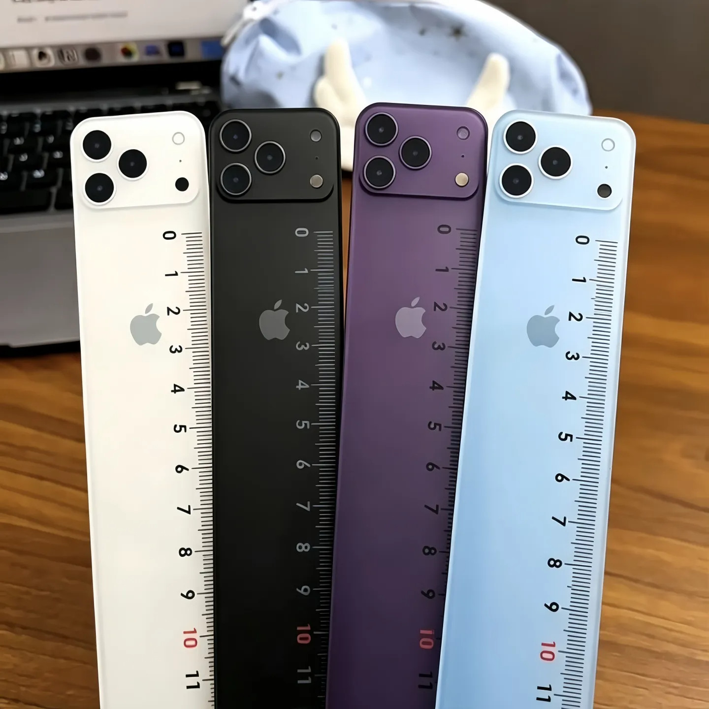 苹果18直尺iPhone18爱情公寓款学生创意文具整蛊尺子20cm高颜值