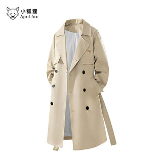 英国小狐狸德式中长款风衣外套男春秋英伦风夹克翻领大衣男2025新