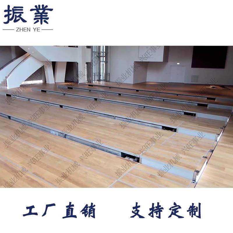 机电动升液压阶梯固定式升降 室舞台剧使用内可升降观众席 降舞台