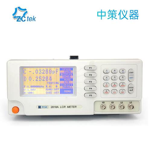 ZCtek中策ZC2818ALCR数字电桥高精度300/500kHz测试频率