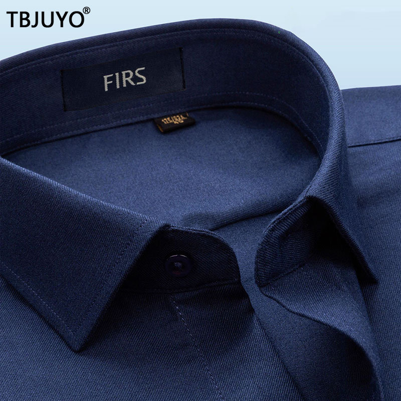 TBJUYO可机洗莫代尔羊毛衬衫男2025秋季新款高端正品商务休闲上衣