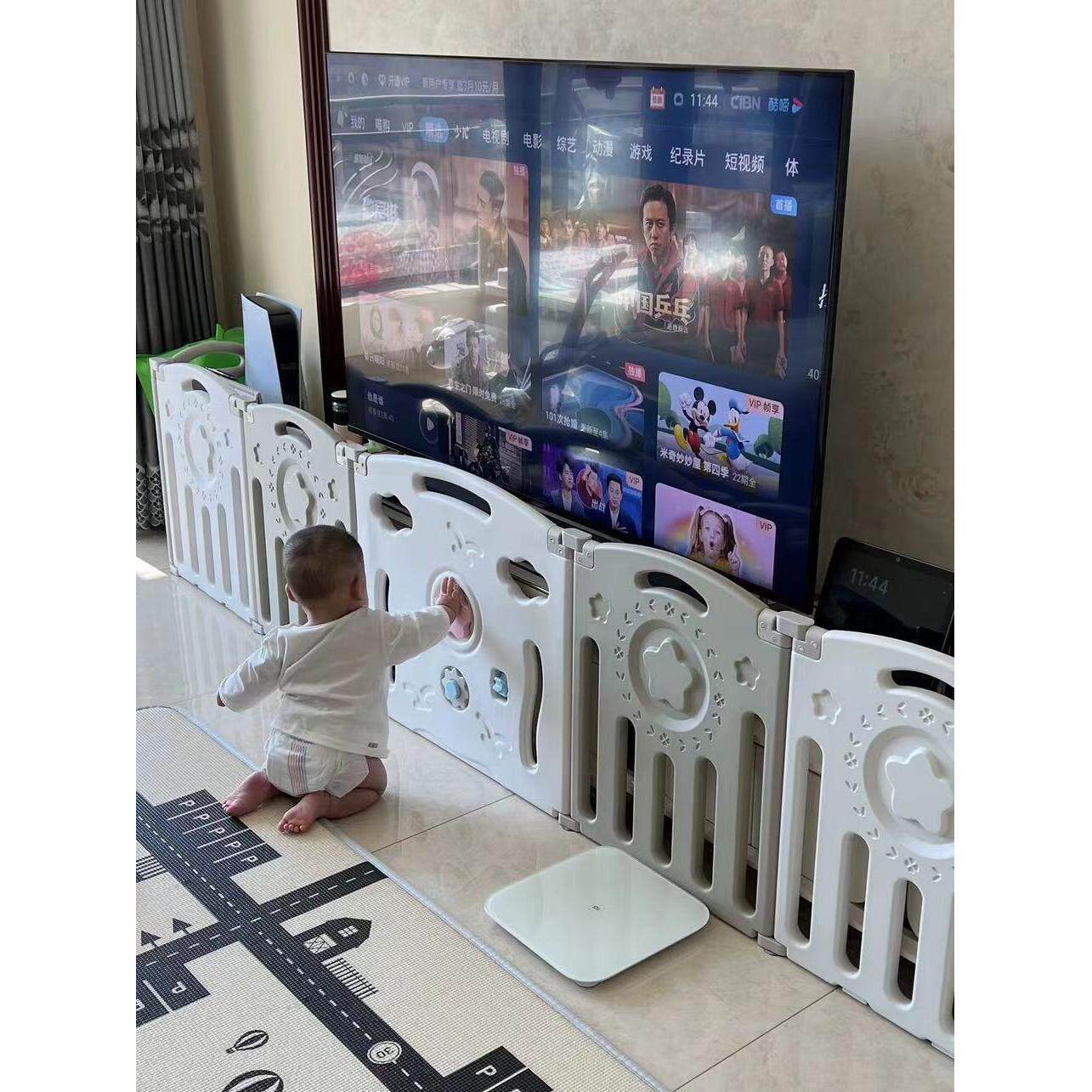 单面一面儿童婴幼儿游戏围栏客厅门口墙角沙发楼梯口角落隔离栏杆