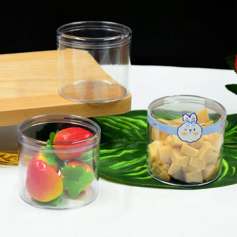 小号圆筒梦龙蛋糕盒子透明塑料甜品果冻包装盒木糠布丁杯带盖商用