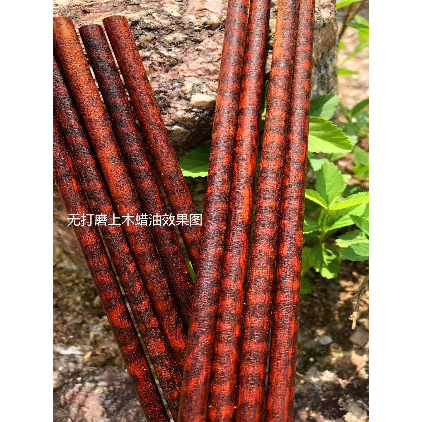 满花蛇纹木半成品环形针短针手工毛衣针diy编织工具圆棒针筷子料