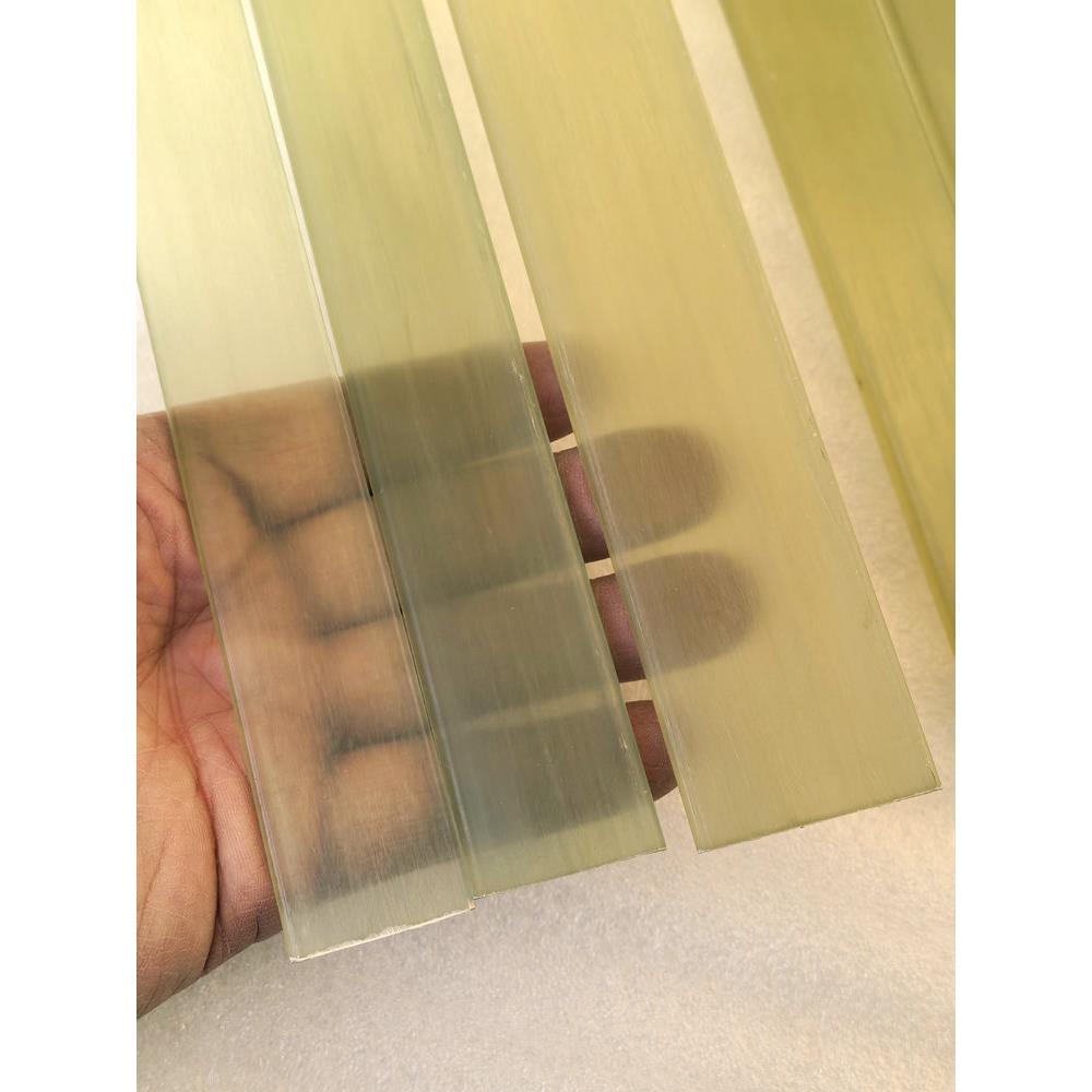 3 4 5 6 6.8 7mm透明玻纤片弓片玻纤条复合片环氧玻璃钢纤维片