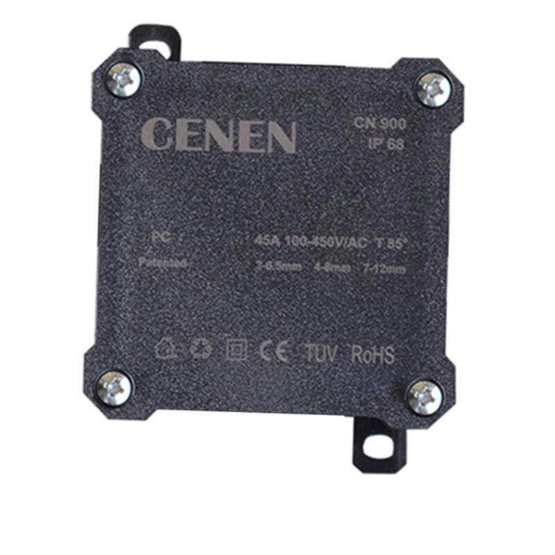 热卖IP68密封塑料防水接线盒CENEN带端子直埋接线阻燃微型小盒子