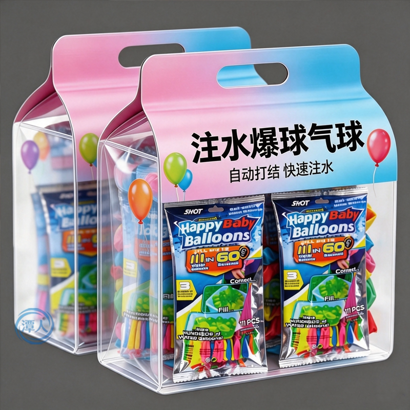 水气球小号快速注水器自动打结儿童水弹夏天户外装打水仗玩具神器
