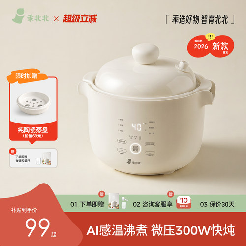 【AI防糊】微压300w快炖宝宝炖锅