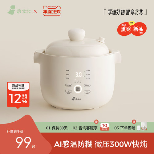 【AI防糊】微压300w快炖宝宝炖锅