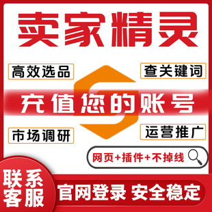 独享卖家精灵会员拼团亚马逊新手选产品选市场找词查销量运营工具