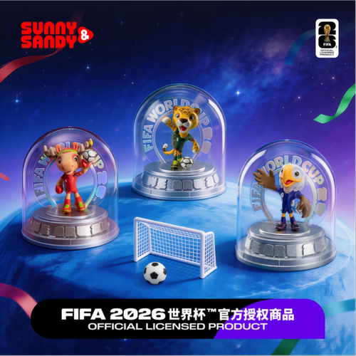 【桑尼森迪】明盒2026美加墨世界杯吉祥物潮玩手办摆件高15CM