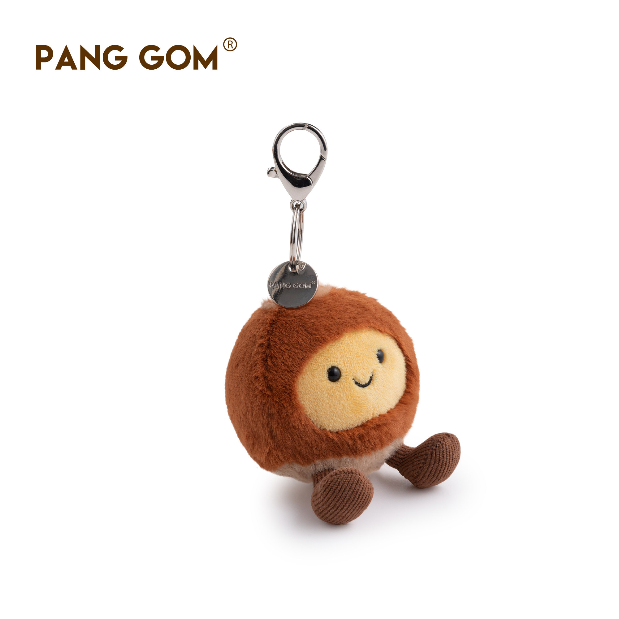 PANG GOM可爱栗子毛绒挂件创意玩偶钥匙扣挂件潮玩包挂装饰礼物