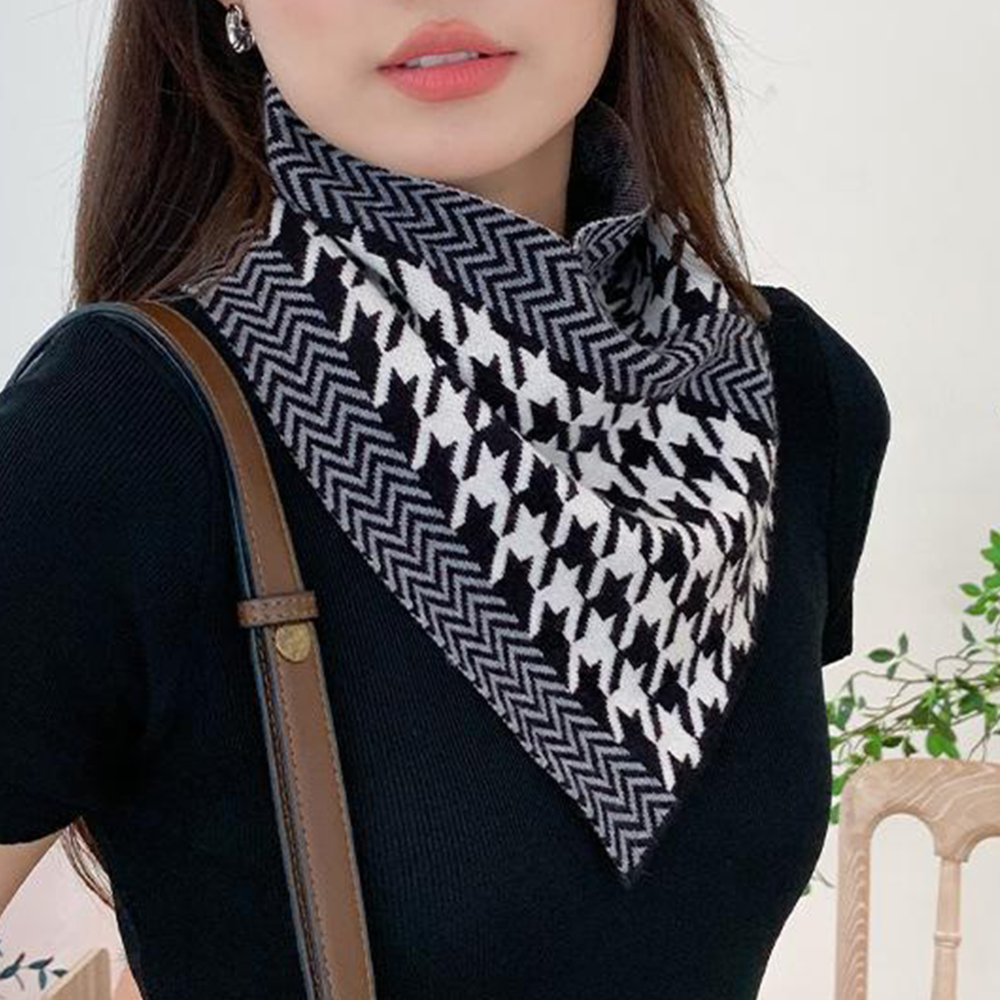 T围脖C1pq801-三角围巾围脖男女秋冬护颈保暖脖套冬季防风丝巾