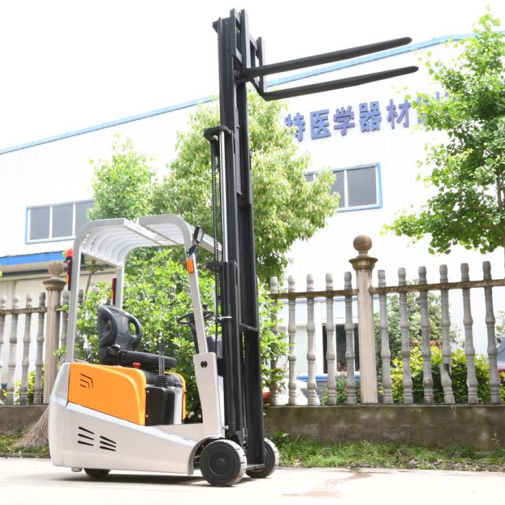 佛山全电动叉车2吨1吨小型三轮四轮吨电座驾式液压堆高叉车电动