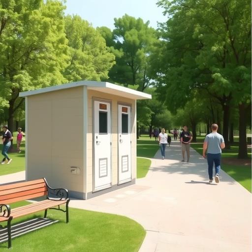 景区微生物公共卫生间移动厕所厂家户外公厕生态移动公厕水冲