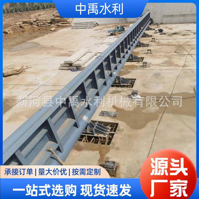 液压坝液压升降翻板钢坝闸门304不锈钢闸门厂家大型底轴驱动钢坝