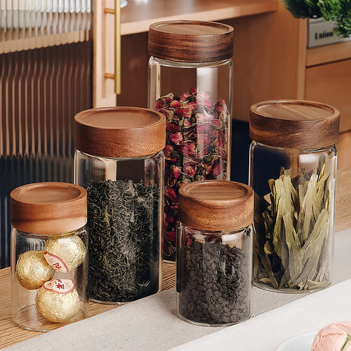 茶叶储存罐日式玻璃密封罐