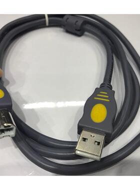 晶华 高速灰色打印线USB2.0数据线软 带屏蔽磁环1.5m至10米京华