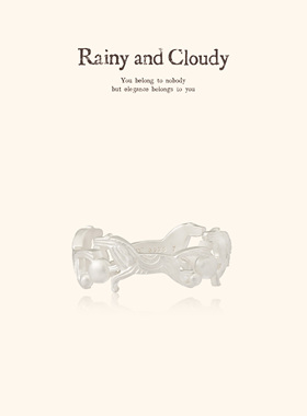 Rainy and Cloudy牧场之旅｜奔马循环戒指银小马本命年戒指简约