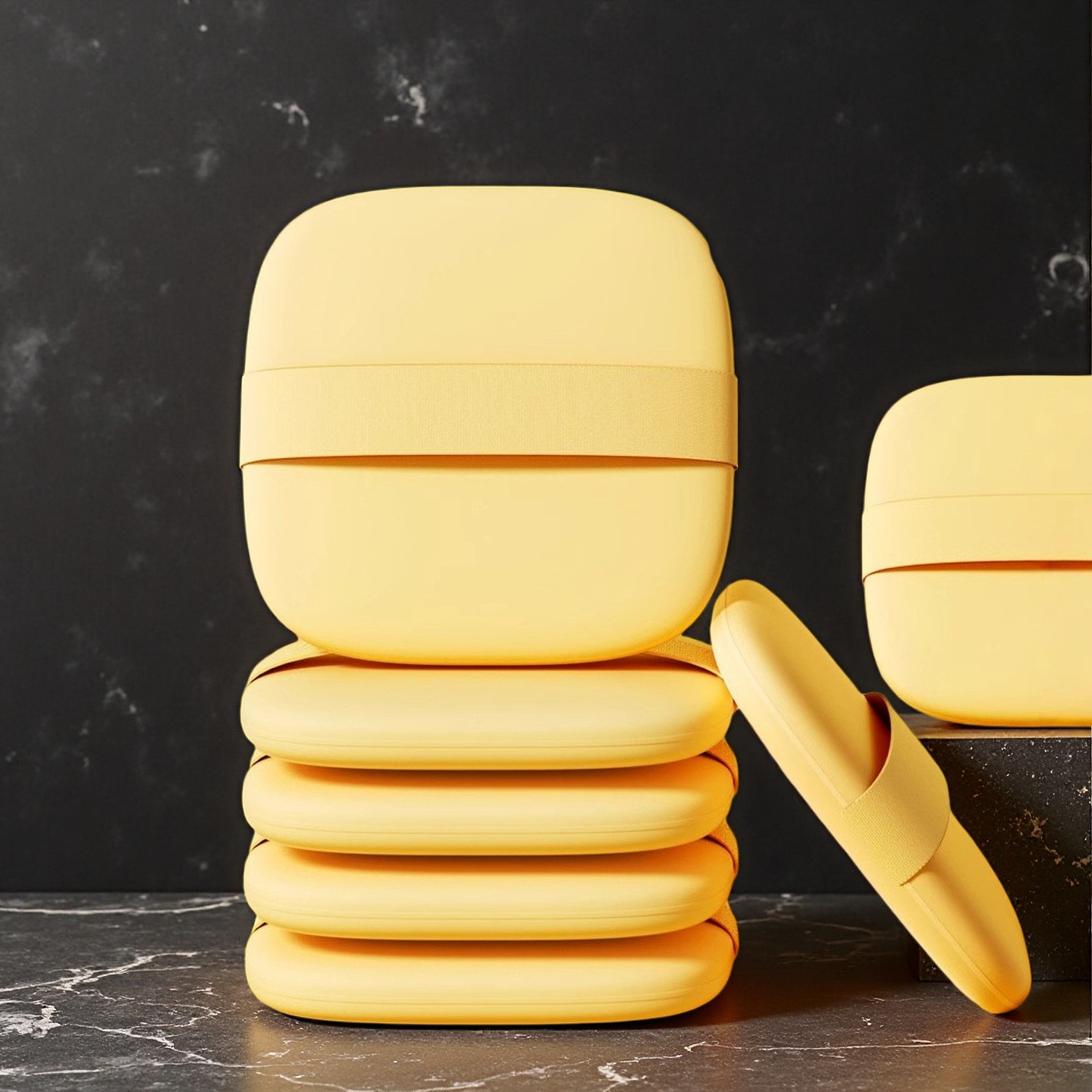 创意方型糖果色美妆蛋